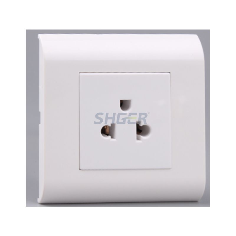 French type Socket with one gang wall switch