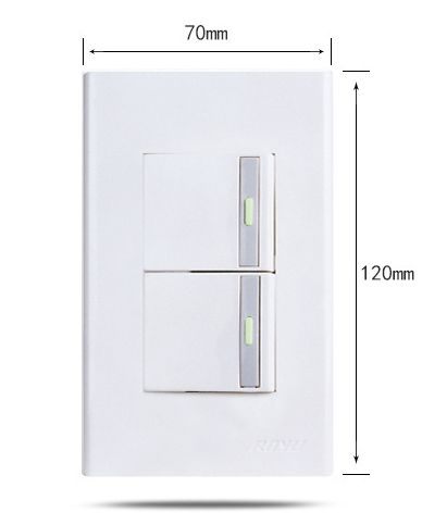 WD503 120 size 2 gang switch